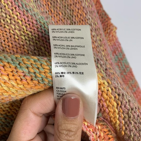 NEW Free People Radiate oversized boho poncho pullover sweater Small - Picture 9 of 9